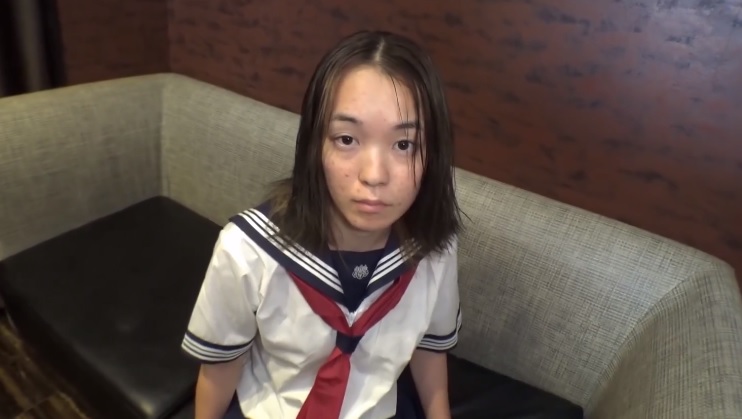 First scene of Japanese female schoolgirl